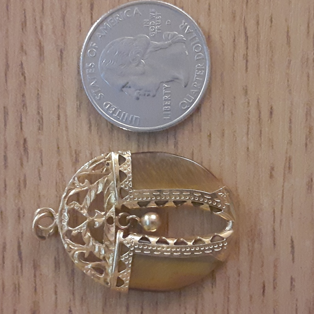 Tiger's Eye Necklace Charm - Picture 4 of 6